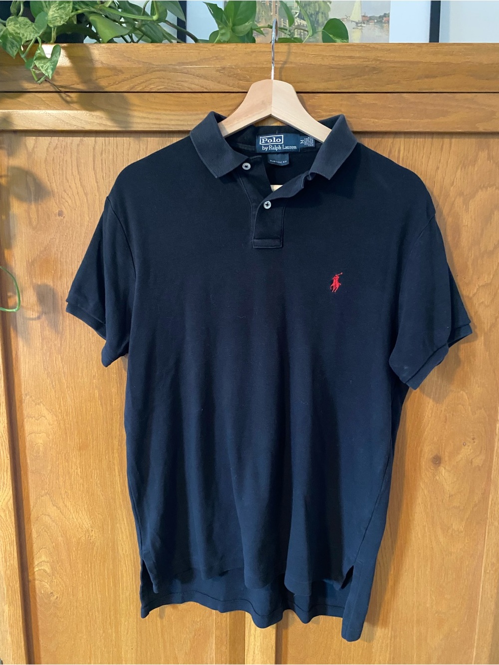 Ralph Lauren Men’s Navy Polo with Red Pony